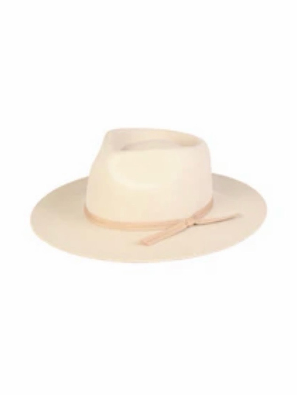 NEW Lack Of Color Cream Wide Brim Rancher Hat with Tie Band